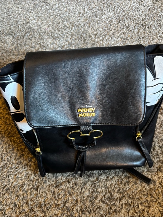 disney leather backpack womens Disney's Snow White -- The Seven Dwarfs WondaPop 11" Vegan Fashion Mini Product Dimensions Disney Mickey Mouse Black Faux